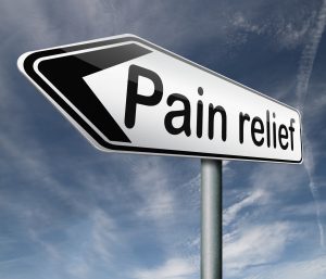Pain Relief sign